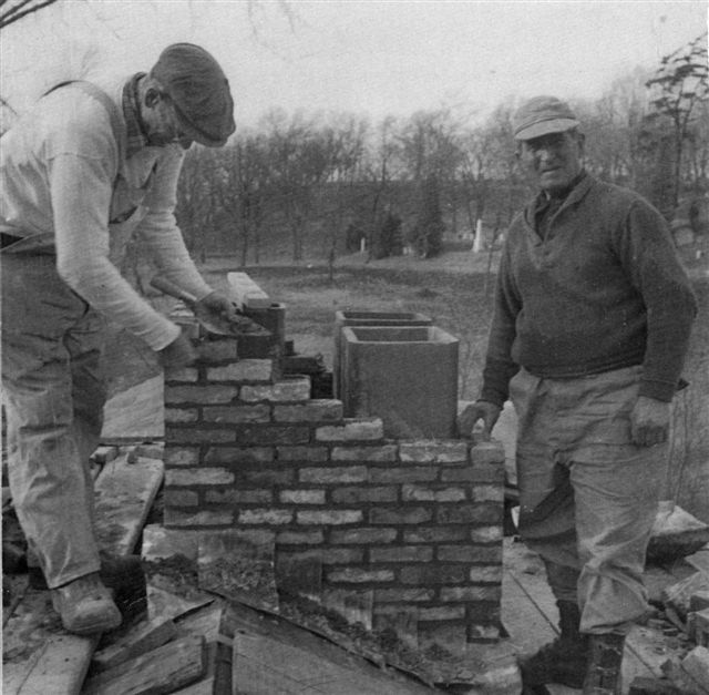 Laying Chimney 1953